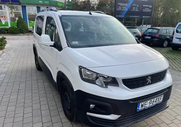 łódzkie Peugeot Rifter cena 59990 przebieg: 124000, rok produkcji 2019 z Zgierz